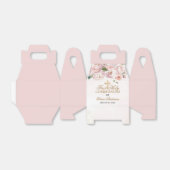 Ballotins Rose rose pâle Floral Première Communion sainte (Déplié)