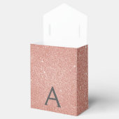 Ballotins Rose Rose Parties scintillant Or & Monogramme étin (Ouvert)