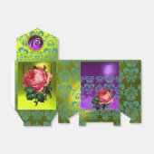 BALLOTINS ROSE ROSE ROSE, DOMMASQUE TURQUOISE JAUNE, MONOGRA (Déplié)