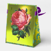 BALLOTINS ROSE ROSE ROSE, DOMMASQUE TURQUOISE JAUNE, MONOGRA (Arrière)