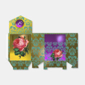 BALLOTINS ROSE ROSE ROSE, DOMMASQUE TURQUOISE JAUNE, MONOGRA (Déplié)