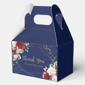 Ballotins Rose Rouge & Or Floral Aquarelle V2 (Recto)