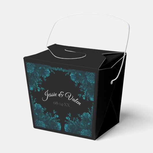 Ballotins Rose turquoise Black Gothic Mariage TakeOut (Verso)