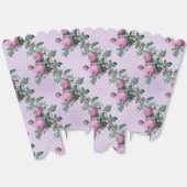 Ballotins Rose violet blanc Polka Point style Vintage (Déplié)