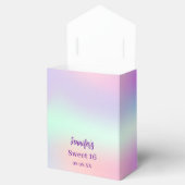 Ballotins Rose violet holographique Sweet 16 (Ouvert)