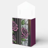 Ballotins Rose violet par la fenêtre - mariage de style goth (Ouvert)