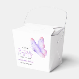 Ballotins Rose Violet Un Petit Bébé Papillon Shower Bébé