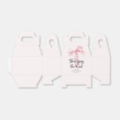 Ballotins Rose Vive Elle Attache La Fête des mariées De Noeu (Déplié)