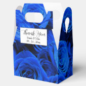 Ballotins Roses bleues élégantes fleurs bleues florale bleue (Ouvert)