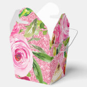 Ballotins Roses d'aquarelle en Parties scintillant rose Pers (Ouvert)