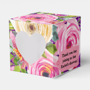 Ballotins Roses d'aquarelle en rose sur Parties scintillant