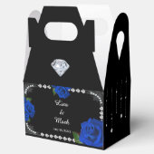Ballotins Roses Et Diamants Bleus Romantiques (Ouvert)
