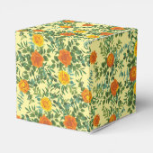 Ballotins Roses floraux de Mariage orange jaune (Arrière)