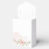 Ballotins Roses rose pâle fille baby shower Merci (Ouvert)