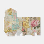 Ballotins Roses Rose Shabby Chic (Déplié)
