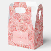 Ballotins Roses roses fleuries Merci d'anniversaire (Ouvert)