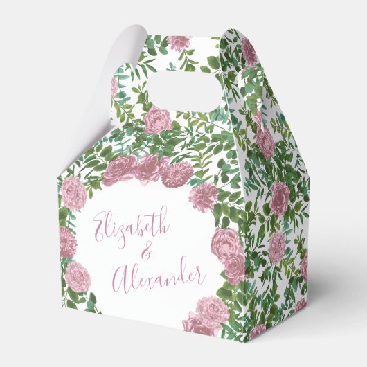 Ballotins Roses roses Jardin Printemps Mariage (Verso)