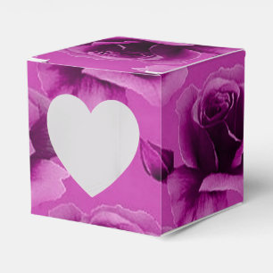 Ballotins Roses roses rose Motif Floral Ballotin de coeur