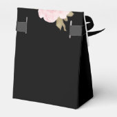 Ballotins Roses roses roses noires et blanches Mariage chic (Arrière)