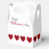 Ballotins Roses rouges en forme de coeur Saint Valentin (Ouvert)