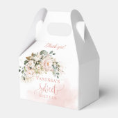 Ballotins Roses rustiques rose rousse eucalyptus 16e anniver (Verso)