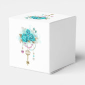 Ballotins Roses turquoise avec touches (Arrière)