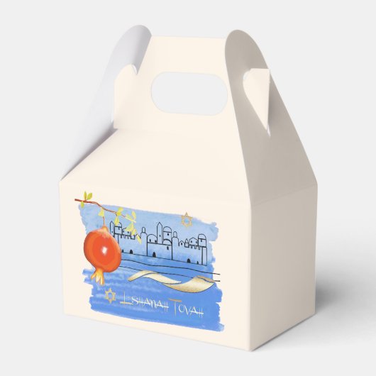 Ballotins Rosh Hashanah | Fête du Nouvel An juif Custom (Verso)