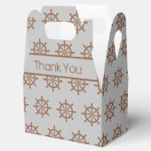 Ballotins Roue de navire Nautique Son Favori de fête Merci (Ouvert)