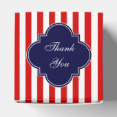 Ballotins Rouge Blanc Bleu Bleu de la marine Nom Monogramme (Haut)