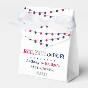 Ballotins Rouge, Blanc & Due ! baby shower 4 juillet