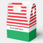 Ballotins Rouge Blanc Vert Noël Fête Favoriser les boîtes (Ouvert)