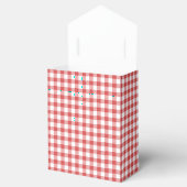 Ballotins Rouge En vichy corail classique (Ouvert)