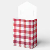 Ballotins Rouge et blanc À damiers plaid (Ouvert)