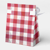 Ballotins Rouge et blanc À damiers plaid (Arrière)