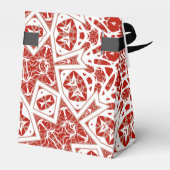 Ballotins rouge et blanc, bandana ethnique (Arrière)