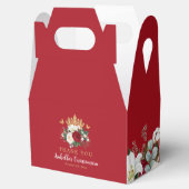 Ballotins Rouge Floral Quinceañera Merci (Ouvert)