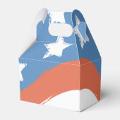 Ballotins Rouge moderne Joyeux Jour de l'Indépendance Patrio (Arrière)