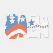 Ballotins Rouge moderne Joyeux Jour de l'Indépendance Patrio (Déplié)