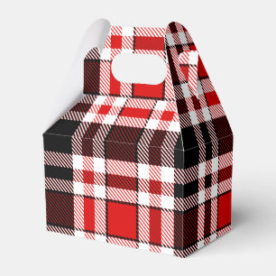 Ballotins Rouge Noir Blanc Flannel Tartan Design Motif