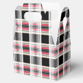 Ballotins Rouge noir blanc plaid (Ouvert)