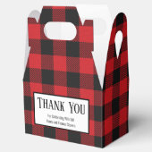 Ballotins Rouge noir Buffalo Plaid Russe Mariage (Ouvert)