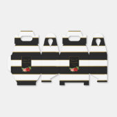 Ballotins Rouge Rose, Noir, Blanc & Or - (Déplié)