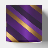 Ballotins Rouge Royal Rayé de Violet et d'Or (Haut)