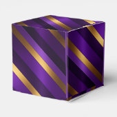 Ballotins Rouge Royal Rayé de Violet et d'Or (Arrière)