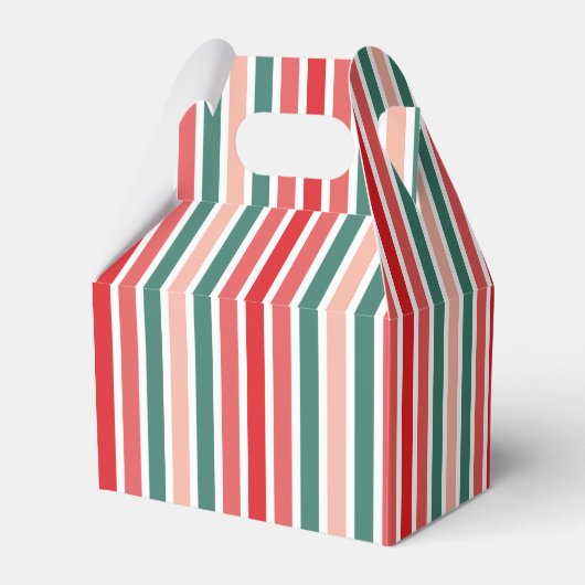 Ballotins Rouge vert et blanc rayé (Arrière)