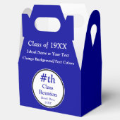 Ballotins Royal Bleu, Blanc, Classe Retrouvailles Idées Sac (Ouvert)