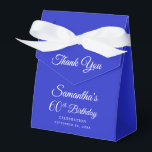 Ballotins Royal Blue 60th Birthday Party<br><div class="desc">Spécial Royal Blue 60e anniversaire Ballotins de fête spécialement conçu pour les invités à la fête d'anniversaire de votre ami. Parfait pour une touche supplémentaire en remerciement de vos invités. Planifiez votre fête avec plus de fournitures de fête d'anniversaire de notre magasin! Vos amis ou votre famille aimeront une fête...</div>