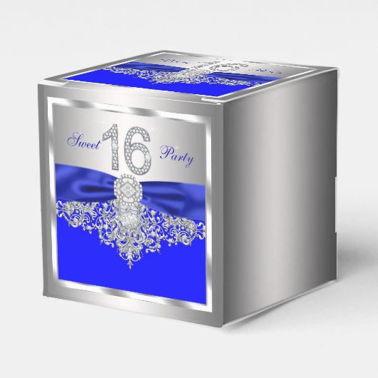 Ballotins Royal Blue Diamond Sweet 16 (Verso)