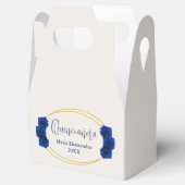 Ballotins Royal Blue et Gold Geometry Quinceañera (Ouvert)