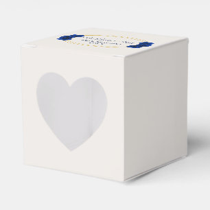 Ballotins Royal Blue et Gold Geometry Quinceañera